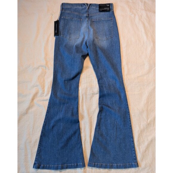 Veronica Beard Jeans Sheridan Bell Bottom Button Fly Denim Size 32 NWT USA Made - Picture 3 of 11